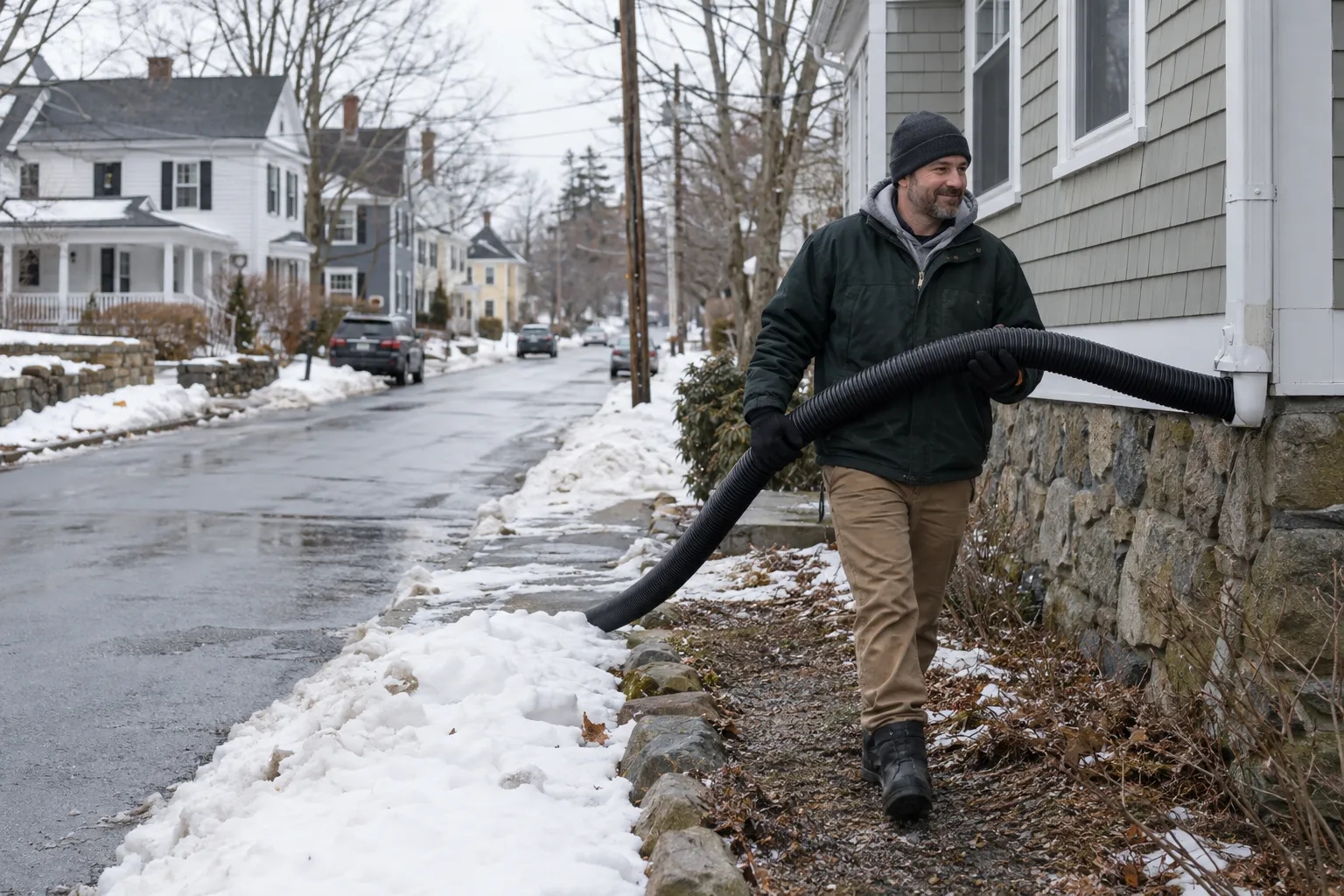 Homes in the Jersey Shore area served by local water damage providers