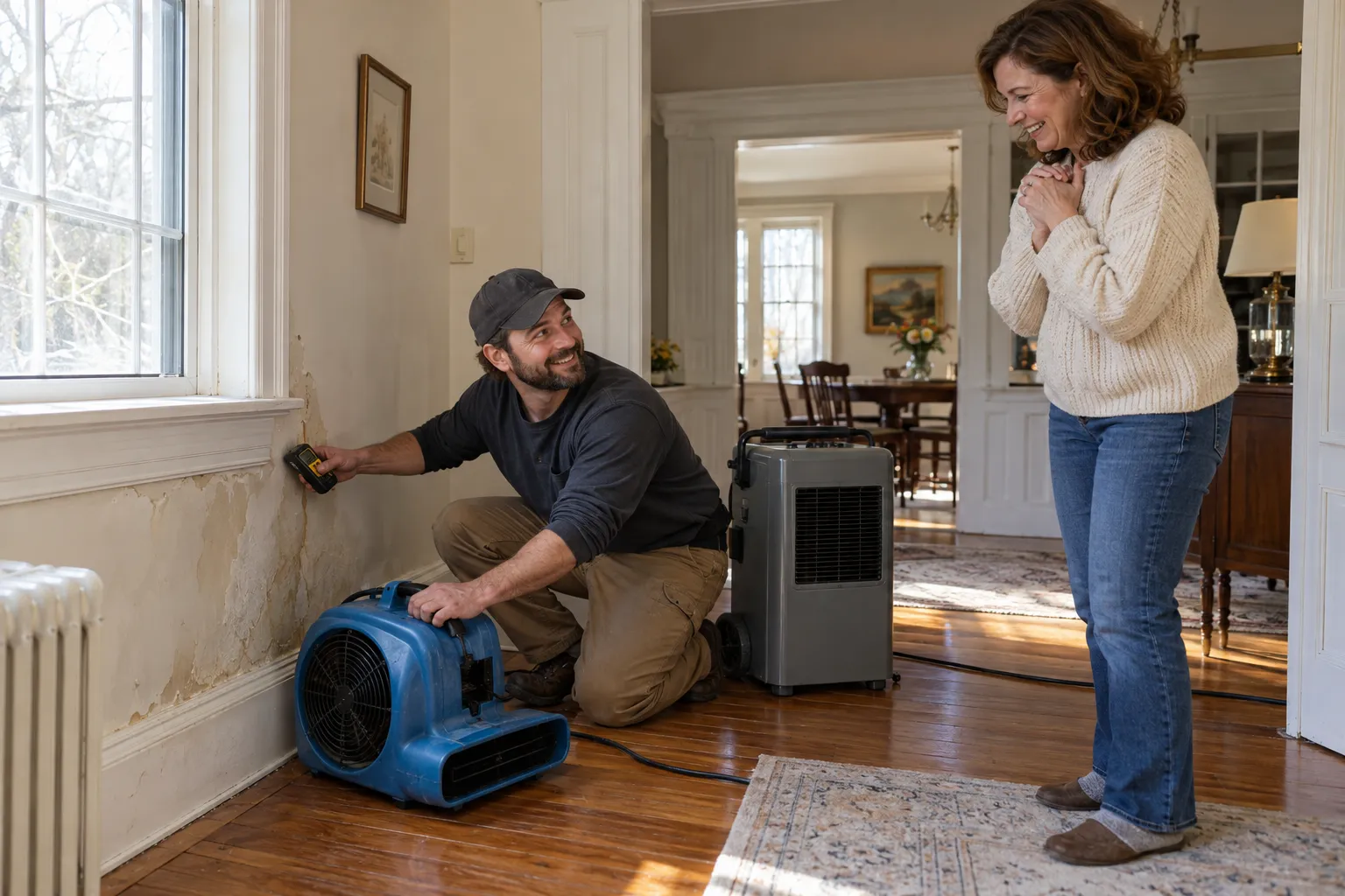 Water Extraction & Structural Drying in Toms River, NJ